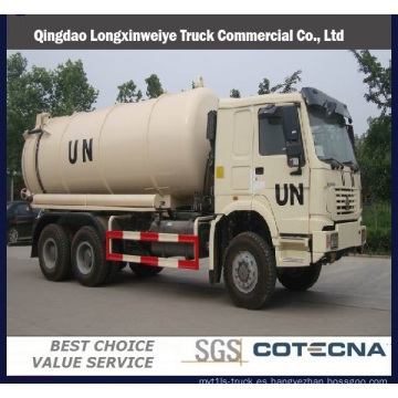 Sinotruk HOWO Camiones de succión de aguas residuales